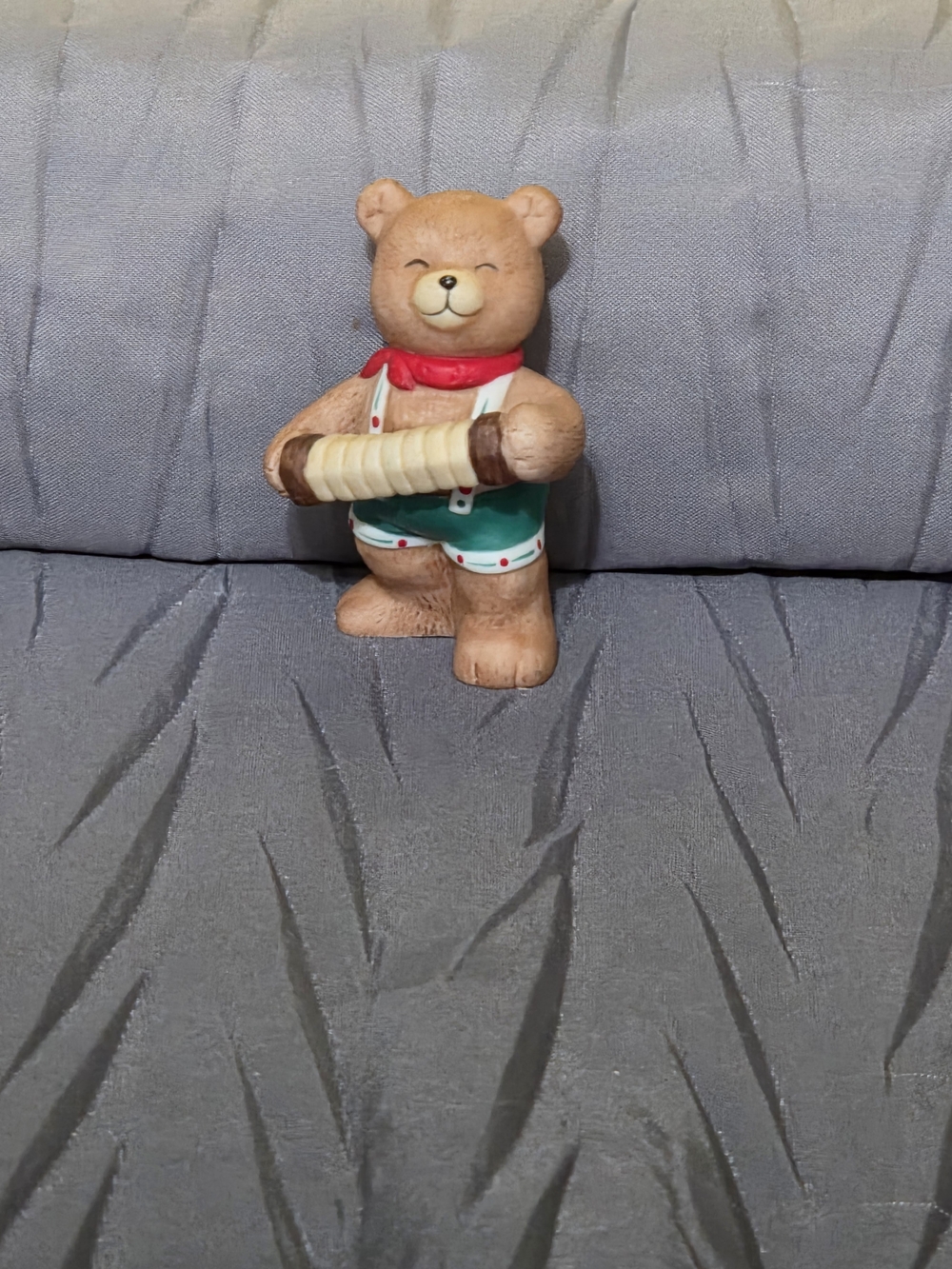 Vintage Bronson Collectibles Bear With Accordion Figure